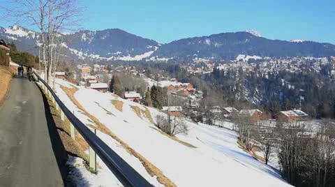 Swiss Alps pan 動画素材 11027017