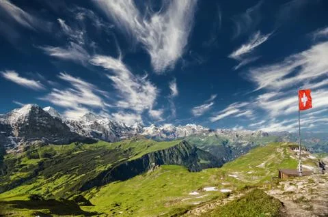The Swiss Alps Stock Photos