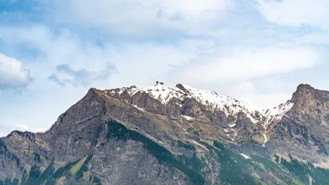 Swiss Alps Timelapse Stock Footage 244742485
