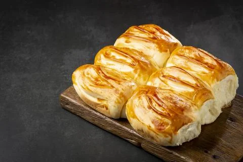 Swiss breads on the table. Stock Photos