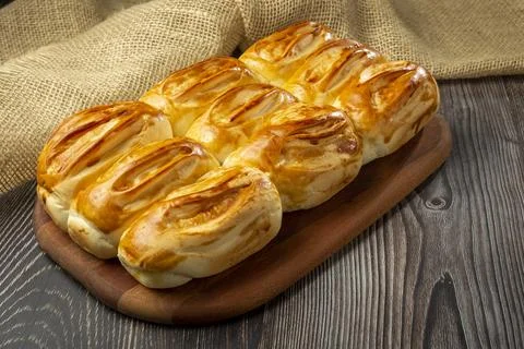 Swiss breads on the table. Stock Photos
