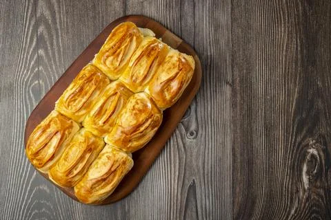 Swiss breads on the table. Stock Photos