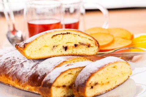 Swiss brioche Stock Photos