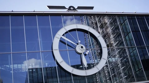 Swiss building watch Stock Footage 87973245