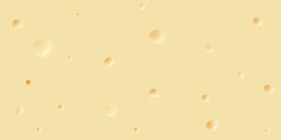 Swiss cheese cross section texture background graphic illustration. Stock Illustration