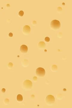 Swiss cheese cross section texture vertical background graphic illustration. Stock-Illustration