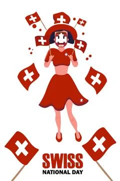 Swiss day Stock Illustration