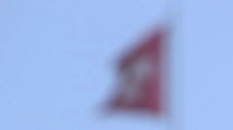 Swiss flag flying Stock Footage 41463786