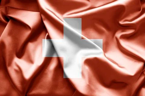 Swiss flag Stock Illustration
