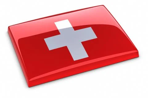 Swiss flag Stock Illustration