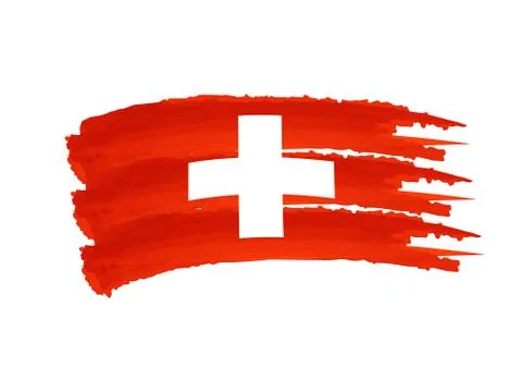 Swiss flag Stock Illustration