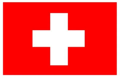 Swiss Flag Stock Illustration