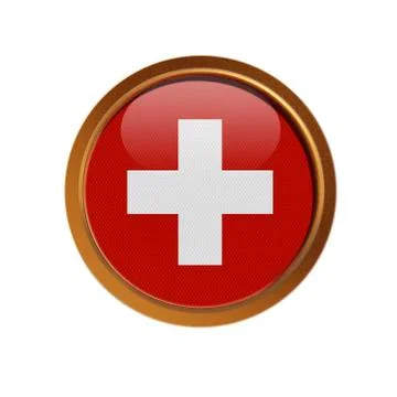 Swiss flag Stock Illustration