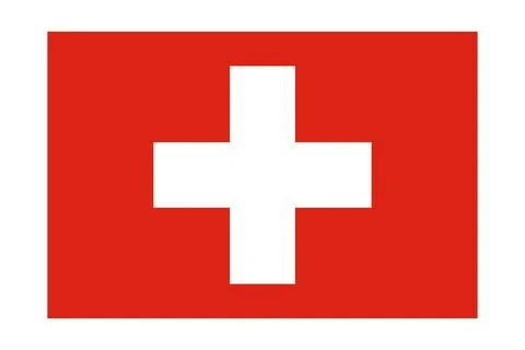 Swiss flag Stock Illustration