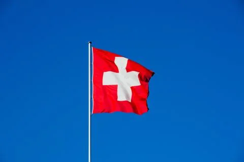 Swiss flag Stock Photos
