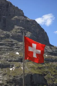 Swiss flag Stock Photos