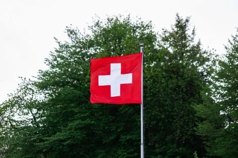 Swiss flag Fotos de archivo