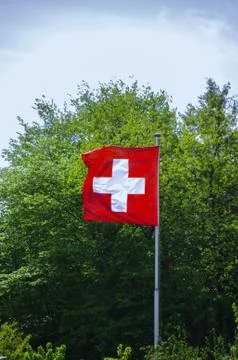 Swiss flag Fotos de archivo