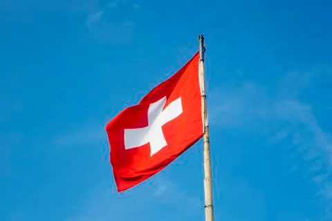 Swiss flag Stock Photos