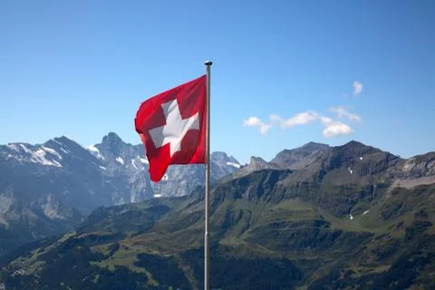 Swiss flag Stock Photos