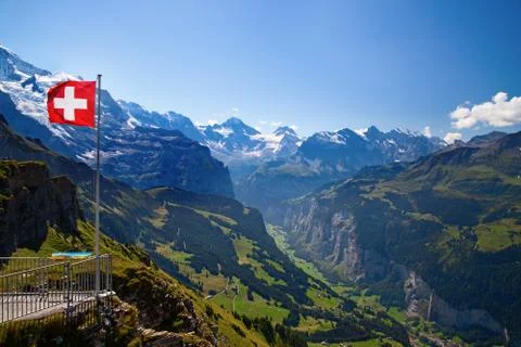 Swiss flag Stock Photos