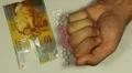 Swiss Franc CHF, Counting Drugs and Money, Health Care, Colorful Pills HD Footage