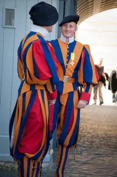 Swiss guard Stock-Fotos