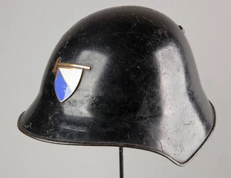 Swiss helmet pattern 1918 unknown label Copyright: xpiemagsx pieKRAKOWIE28... Stock Photos