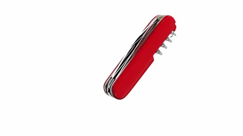 Swiss Knife  Stock Footage 982956
