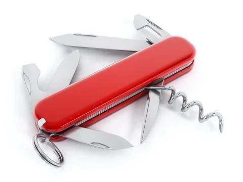 Swiss knife Stock Illustration