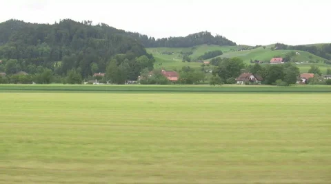 Swiss landscape train 3 Vidéo 743041