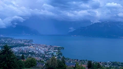 Swiss lightning Stock Footage 232350382