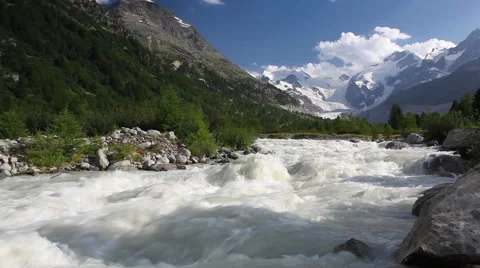 Swiss mountain landscape Stock Footage 54434528