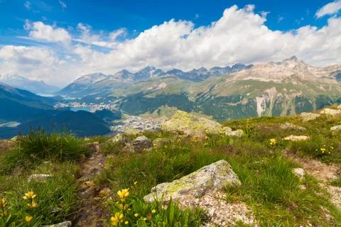 Swiss mountains Stock Photos