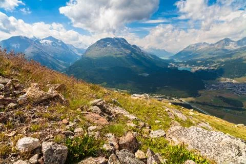 Swiss mountains Stock Photos