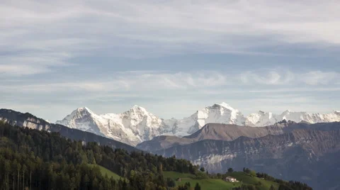 Swiss Mountains TimeLapse Stock Footage 50259025