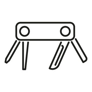 Swiss multitool icon outline vector. Pocket knife Illustrazione stock
