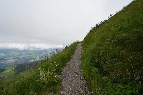 Swiss path Stock Photos