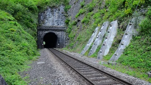 Swiss Railway Stock Footage 77435636