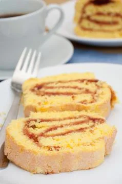 Swiss roll Stock Photos