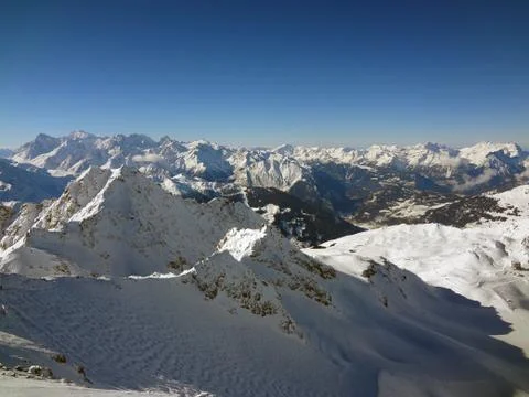 Swiss slopes Foto stock