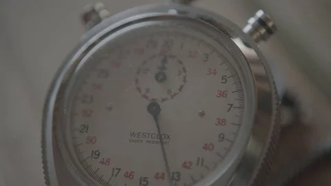 Swiss stop watch Stock Footage 85242610