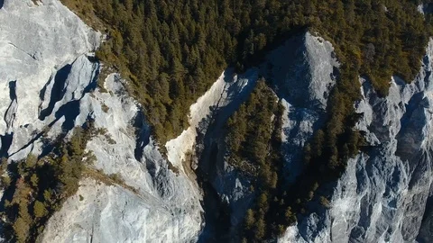 Swiss valley from above 스톡 동영상 90762390