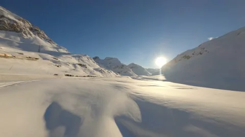 Swissalps drone fpv Stock Footage 195953461
