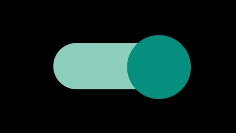 Switch On and Off Button on Phone and Tablets Screens 動画素材 121755216