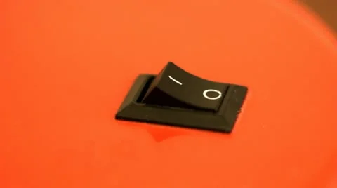 Switch on and off Stock Footage 21676620
