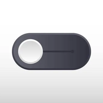 Switch button or turn on turn off power Stock Illustration