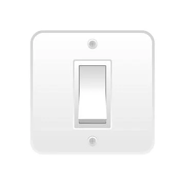 Switch button or turn on turn off power Stock Illustration