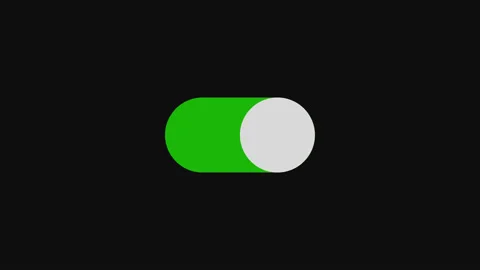 Switch button red green phone open close 4K 1920x1080 HD Stock Footage 142828117