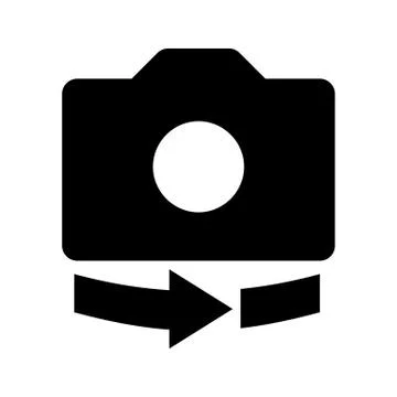 Switch Camera System Icon Stock Illustration
